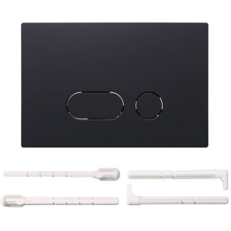 Panel oculto para depósito de agua, compatible con la serie Sigma, diseño de doble botón para ahorro de agua, estilo minimalista moderno, color negro.