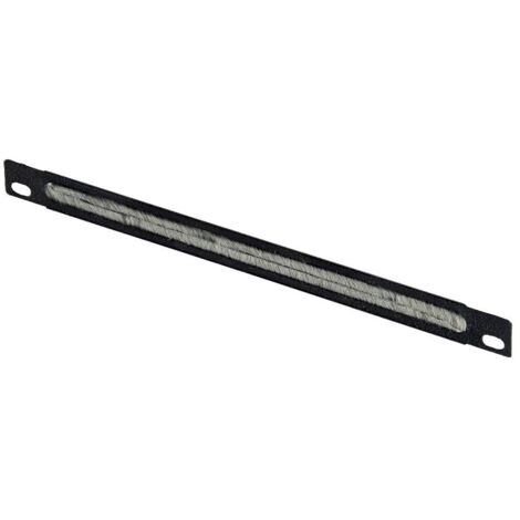 Panel organizador de cables Lanview 1/2U, 10" (cepillo), RA10115BL