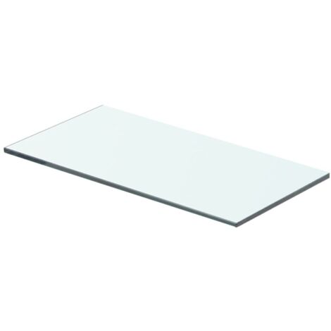 Panel para estante de cristal transparente 40 x 15 cm 2702178/2