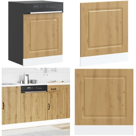 Panel para lavavajillas Kalmar roble artesanal 60x1,5x67 cm - Madera de ingeniería - Protección para lavavajillas