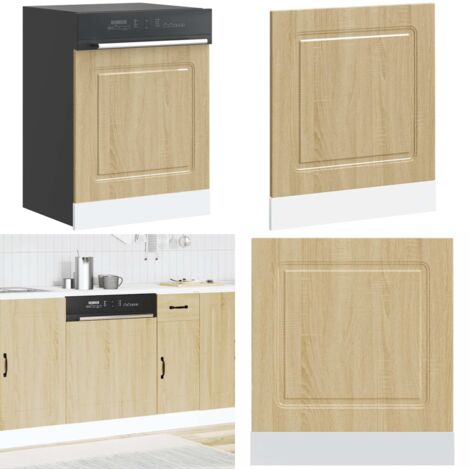 Panel para lavavajillas Kalmar roble Sonoma 60x1,5x67 c - Madera de ingeniería - Protección lavavajillas