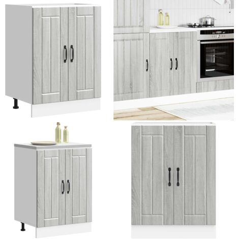 Panel para lavavajillas Lucca madera contrachapada sonoma gris - Cocina - Almacenamiento