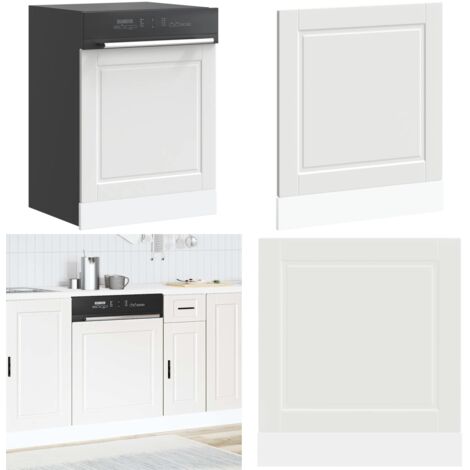 Panel para lavavajillas Porto madera contrachapada blanco - Madera contrachapada - Protección para lavavajillas