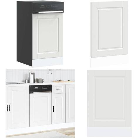 Panel para lavavajillas Porto madera contrachapada blanco - Madera contrachapada - Protección para lavavajillas