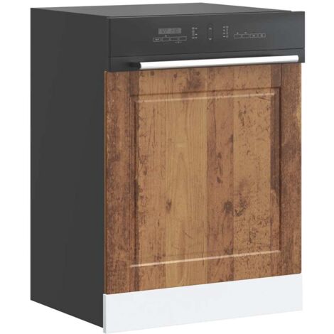 Panel para lavavajillas Porto madera contrachapada madera vieja