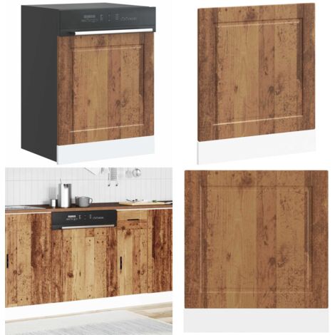 Panel para lavavajillas Porto madera contrachapada madera vieja - Madera contrachapada - Protección para lavavajillas