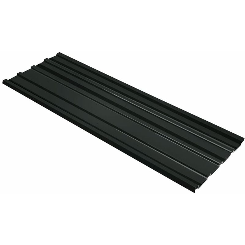 

Panel para tejado 12 unidades acero galvanizado gris antracita