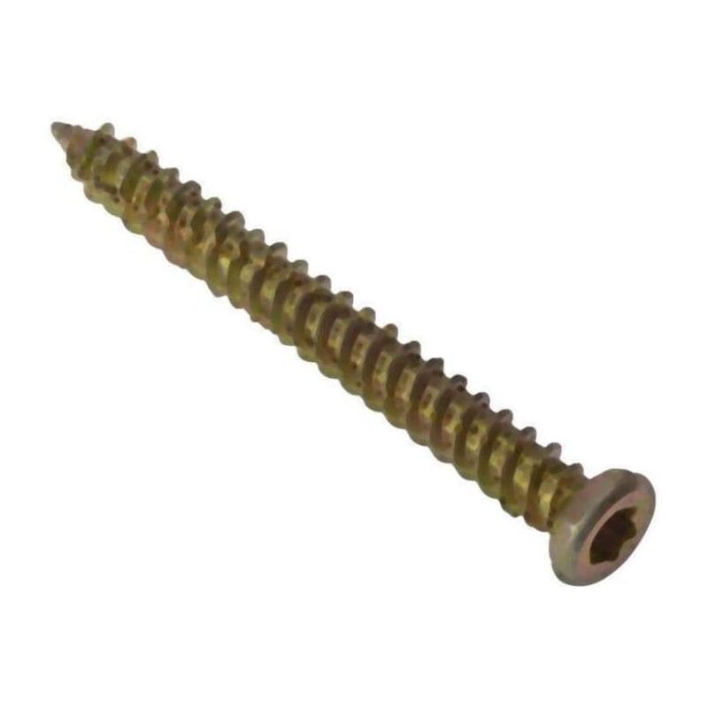 Forgefix - Concrete Frame Screw torx Compatible High-Low Thread zyp 7.5 x 122mm Ba