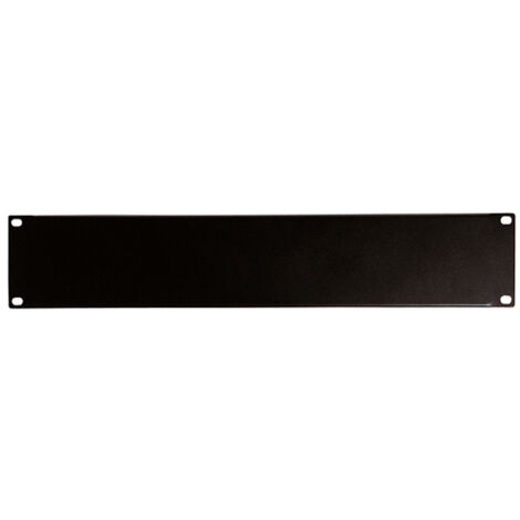 Panel Rack 19in Ciego Frontal 2U