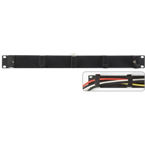 Panel Rack 19in Pasacables Frontal 1U