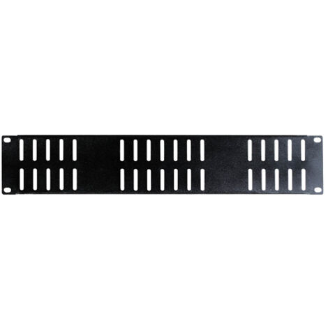 Panel Rack 19in Perforado Frontal 2U