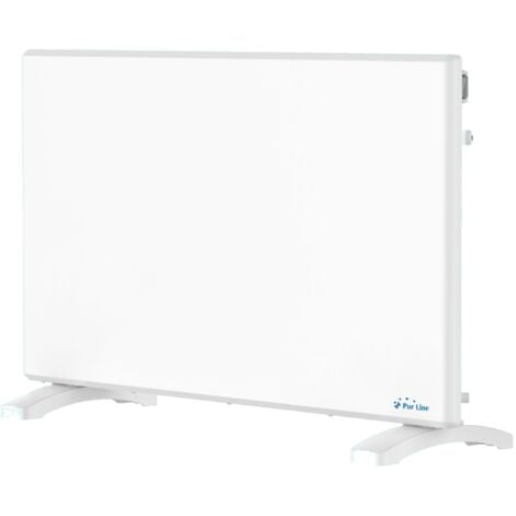 PURLINE Panel radiador con control digital Blanco