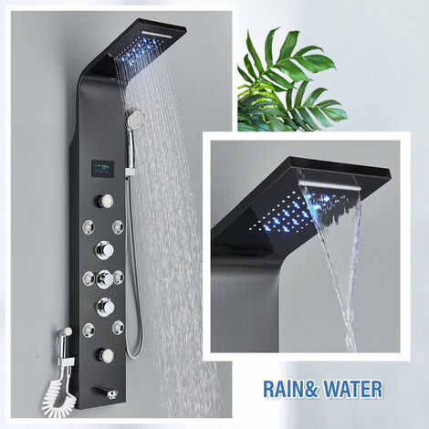 SUGUWORD Panel Shower Column Multifunctional Shower System Massaging Nozzles Shower Panel Multifunctional Shower Tower Controlled By Separate Switching