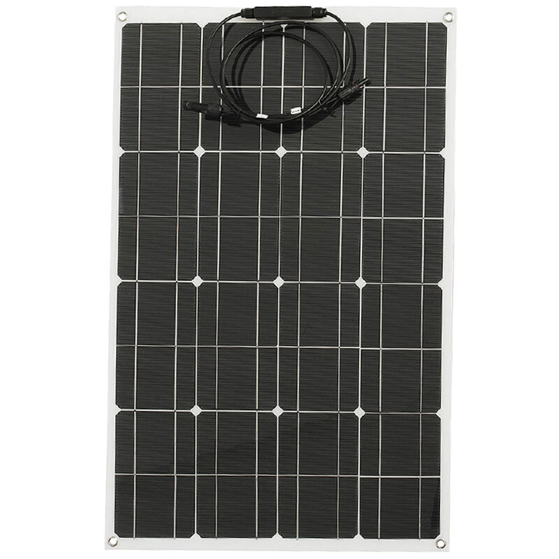 

Happyshopping - Panel solar, celula solar de silicio monocristalino de alta eficiencia,80W