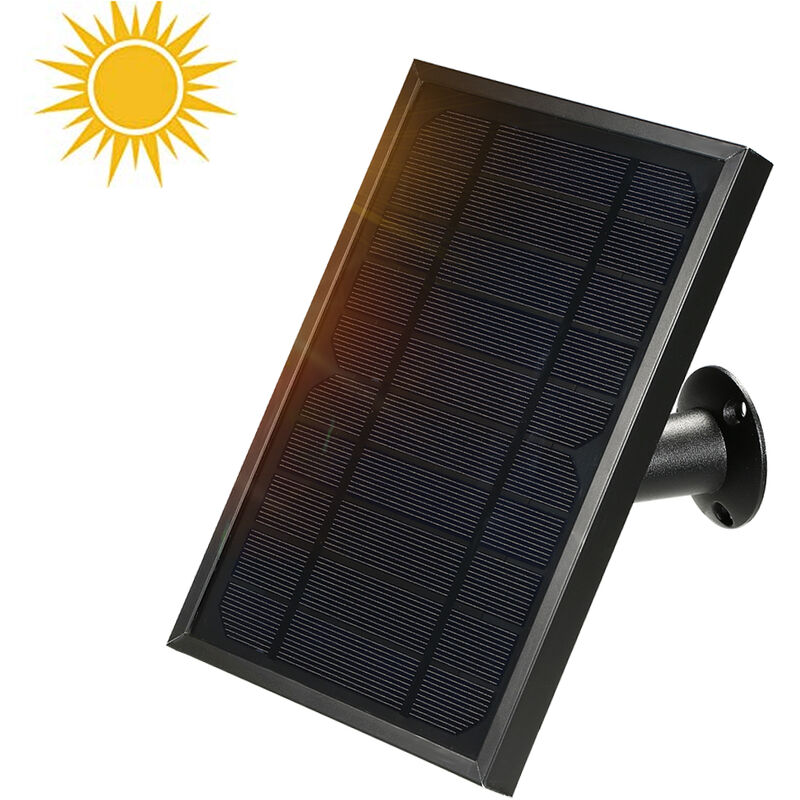 

Panel solar compatible con la camara de seguridad inalambrica con energia solar para exteriores que alimenta su camara con bateria solar de forma