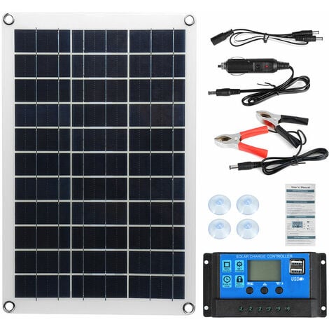 Kit solar camper 430W bluetooth con batería (1.700Wh  diarios)