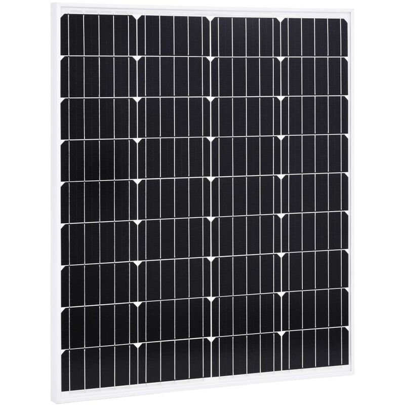 

vidaXL Panel Solar Monocristalino Aluminio y Vidrio de Seguridad 80 W