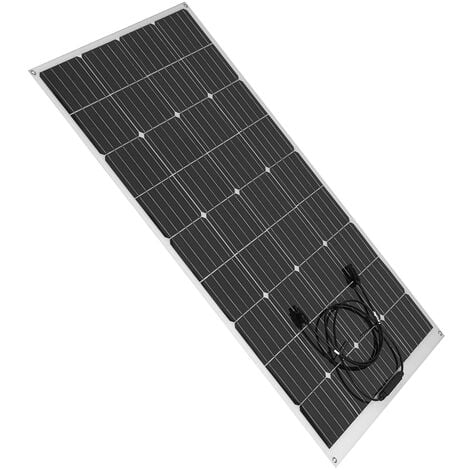 AUGIENB Panel solar flexible monocristalino de 340W y 18V para camping mono caravana impermeable Agito