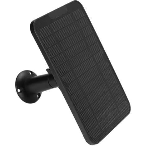 [Panel solar] Panel solar monobloque portátil, resistente al agua IP65, de 4 W y 6 V con soporte ajustable para cámaras de seguridad, teléfonos inteligentes y vigilancia.