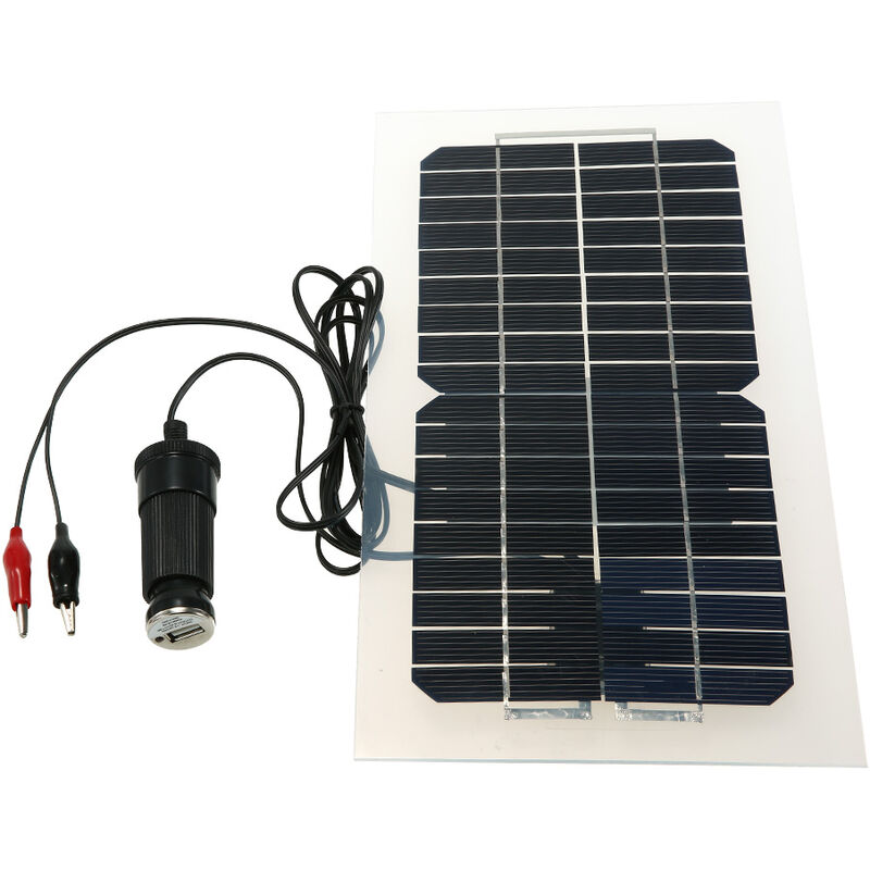 

Panel solar semiflexible de 18V 5.5W 31.5 x 16.5 x 0.15CM con cables,