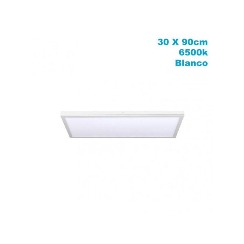 Fabrilamp - Panneau de surface 72w 6500k tivoli white 2.5x30x90 cm 6120 lm