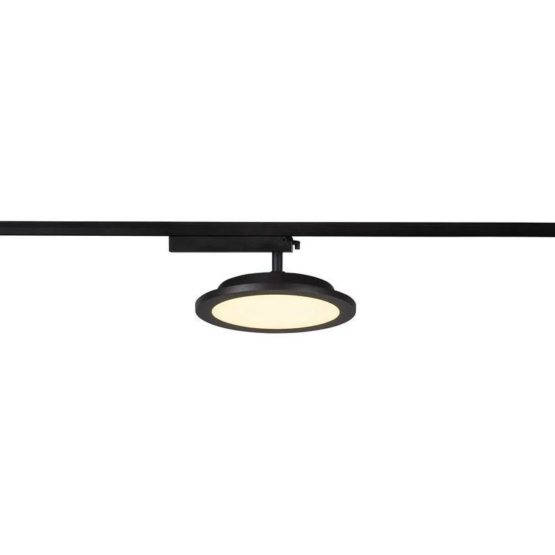 Panel track, spot pour rail 1 allumage intérieur, rond, noir, led, 18W, 3000K (1004935)