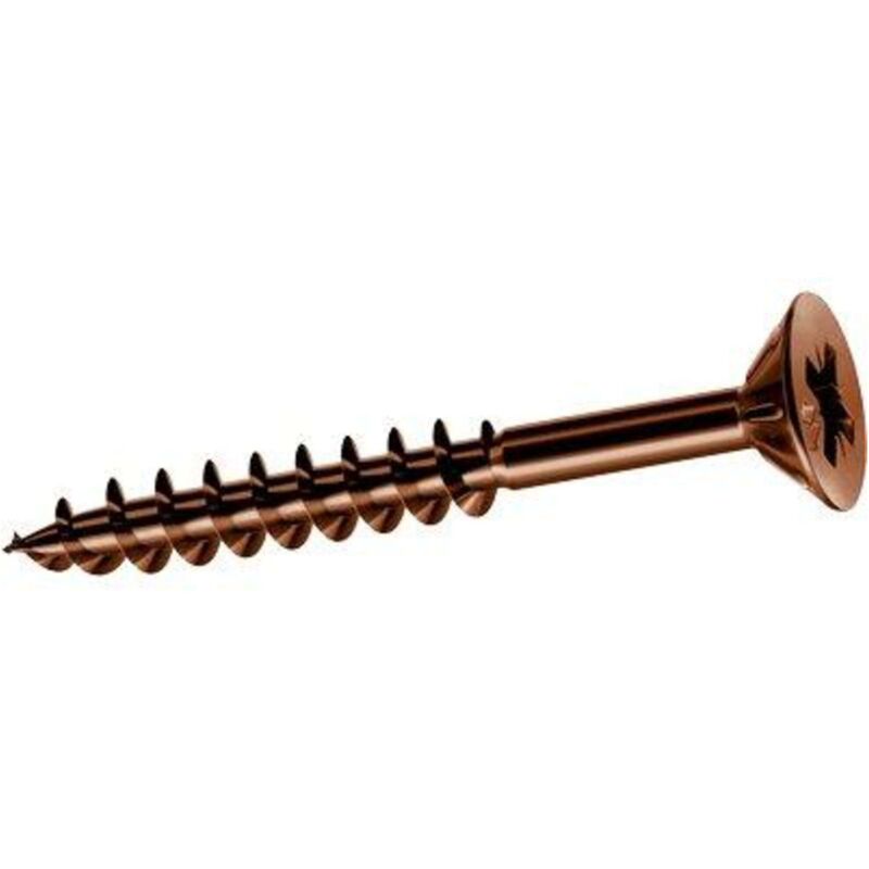 Vite truciolare tsp pf bronzata panelvit Mustad cava pz filetto parziale mm 4,5x50 cf=pz 200