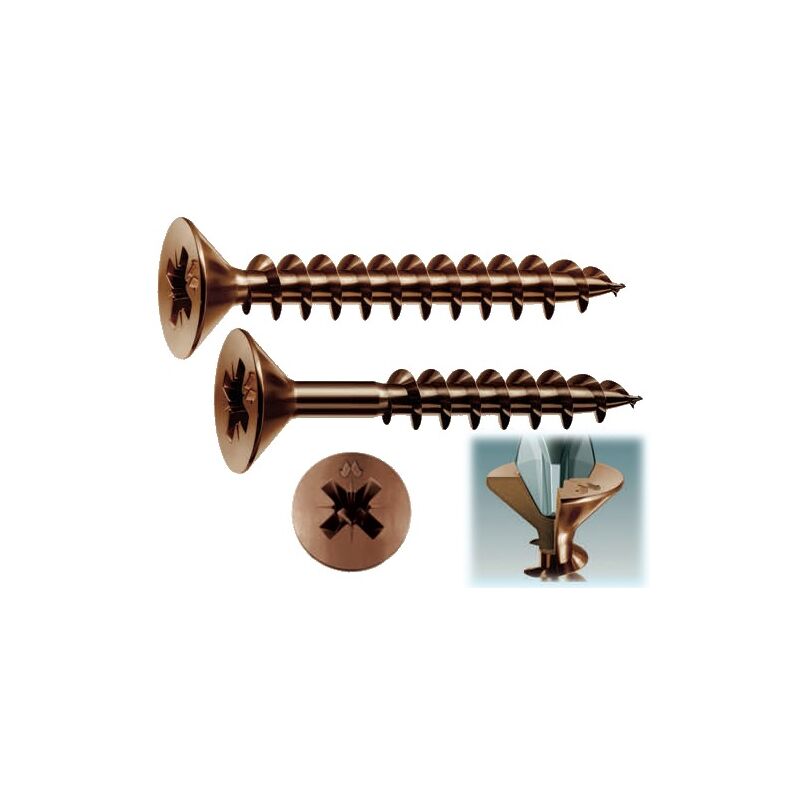 Viti panel-vit testa svasata piana acciaio