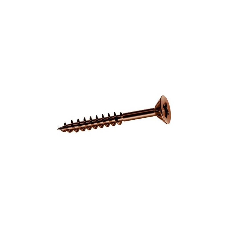 Vite truciolare tsp pf bronzata panelvit Mustad cava pz filetto parziale mm 4,5x50 cf=pz 200