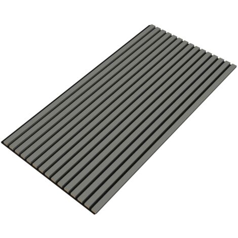 Paneles acústicos juego de 12 paneles efecto roble gris claro 030008018