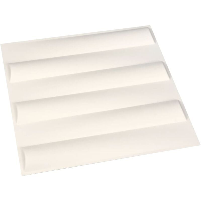 

vidaXL Paneles de pared 3D 12 unidades 0,5x0,5 m 3m² - Blanco