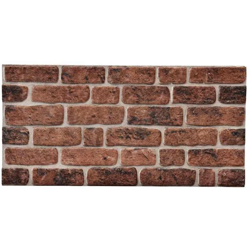 

Vidaxl - Paneles de pared 3D diseño ladrillo marrón oscuro 11 pzas EPS - Marrón