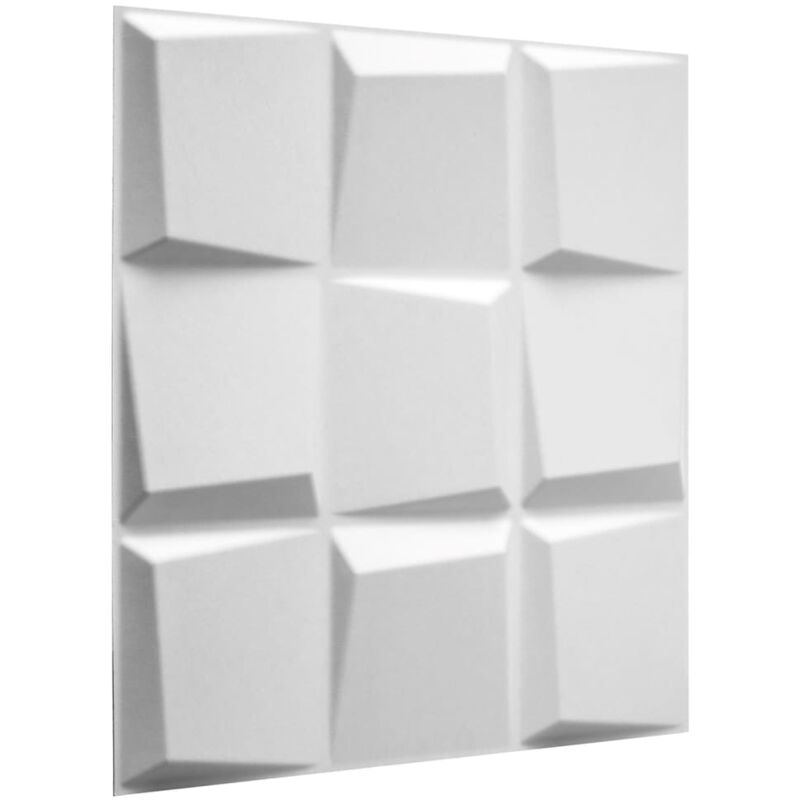 

Paneles de Pared 3D 12 Unidades Oberon GA-WA21 - Blanco - Wallart