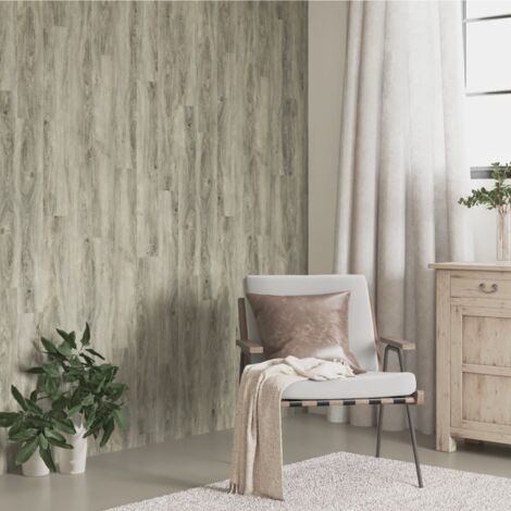 Paneles de pared con aspecto de madera PVC gris 4,12 m² vidaXL