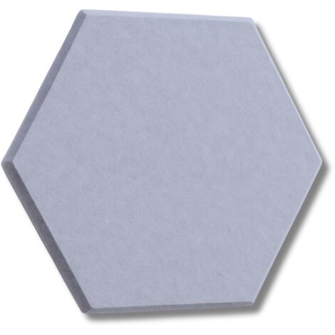 Paneles de pared de fieltro hexagonales 3D, reposacabezas, autoadhesivos, acústicos, suaves