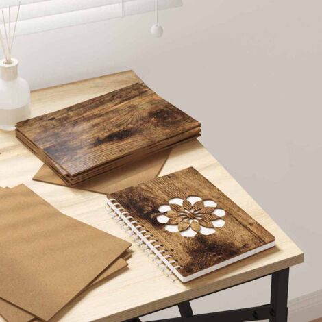 Paneles Decorativos 150 pcs Roble ahumado 21 x 30 x 0.3 cm