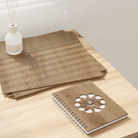 Paneles Decorativos 50 pcs Roble artisan 30 x 30 x 0.3 cm