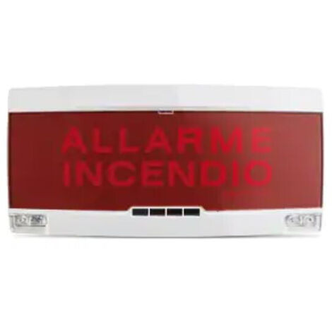Panello Ottico Acustico En54-3 Bianco ( NOTIFIER cod. PAN1-PLUS-EN3 )