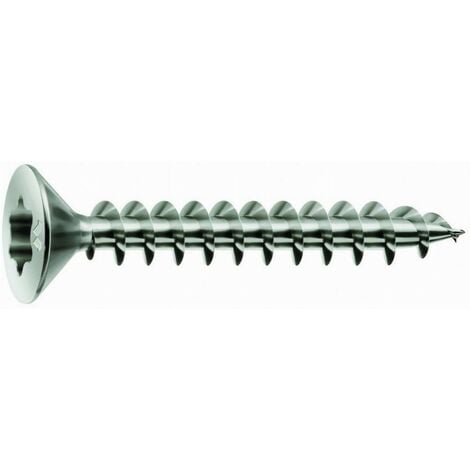 IDROWEB MUSTAD Panelvit Holzschrauben - Torx - Ø4x60 mm - Teilfräsgewinde - Karton mit 200 Stück - PFACXP400600C8C