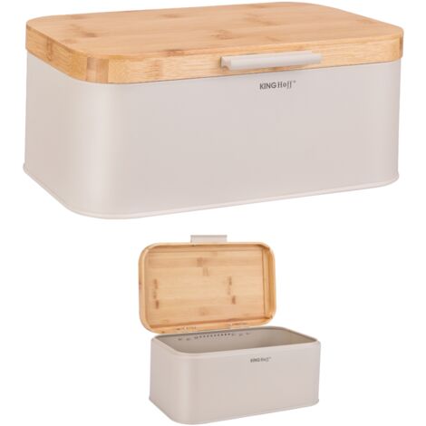 Panera con tapa de madera KINGHOFF KH-1928 panera