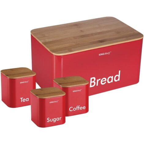 PANERA DE ACERO KINGHOFF + 3 RECIPIENTES KH-1085