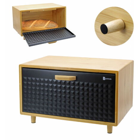 Panera de bambú BRUNBESTE BB-4250 Negra
