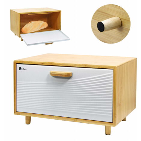 Panera de bambú BRUNBESTE BB-4253 Blanco