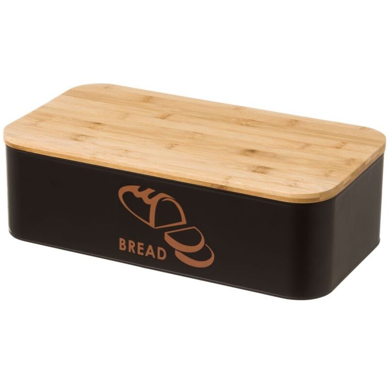 

Panera de metal negra de 17x23x42 cm