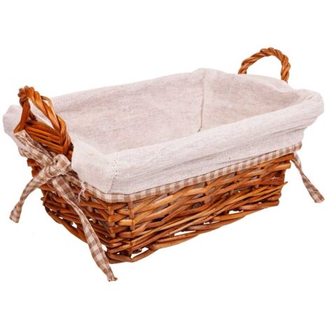Panera mimbre forrada 25x18x10h cm