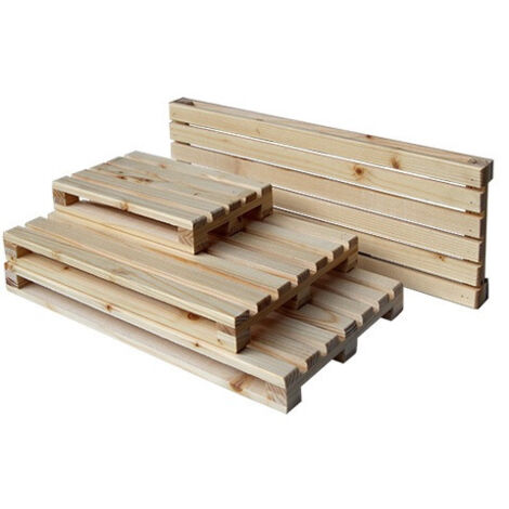 Vassoio Aperitivo Bancalini LEONE &ndash; Mini Pallet In Legno 40x15 Cm Per Hamburger E Taglieri