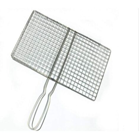 Panier à barbecue en forme de poisson, grille à barbecue, pinces à poisson avec poignée, accessoires de barbecue en acier inoxydable, outils de barbecue