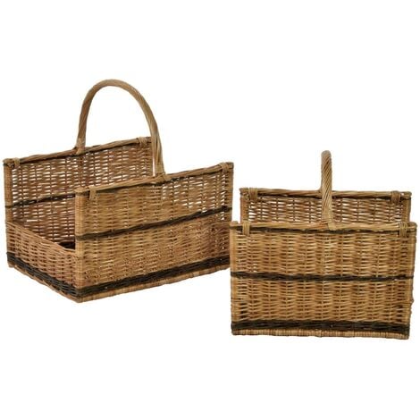 Panier à bûches osier : 8 modèles à shopper !