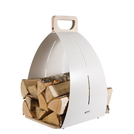 Panier à bûches KELO - Blanc