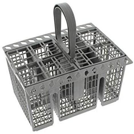 Panier a couverts gris pour lave-vaisselle ARISTON HOTPOINT, WHIRLPOOL, IGNIS, INDESIT, SCHOLTES, BAUKNECHT, LADEN